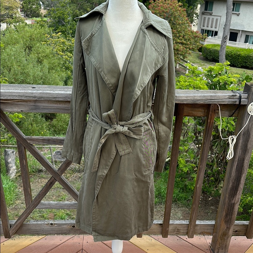 Abercrombie Olive Green Women's Trench Coat